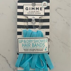 GIMME Up & Dry Shower Hair Bands – 12-Pack - NWT